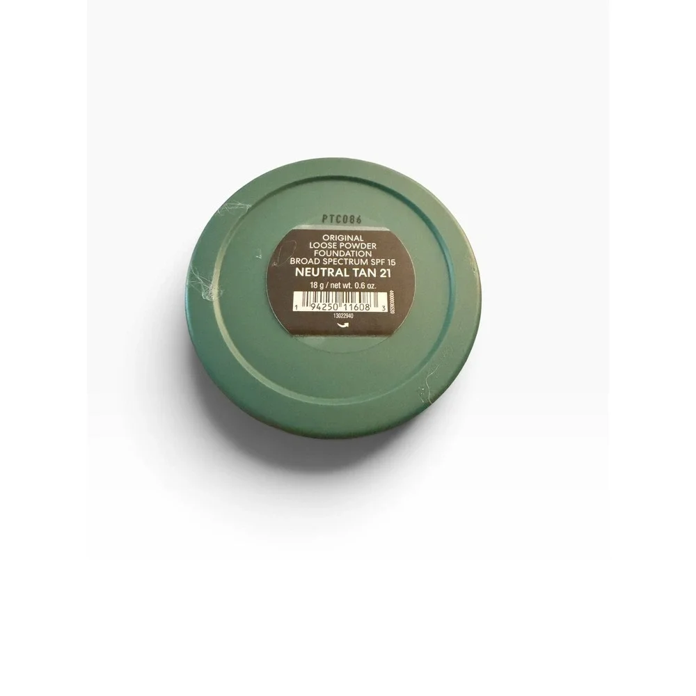 bareMinerals Original Loose Powder Foundation Neutral Tan 21 SPF 15 Holiday 18g